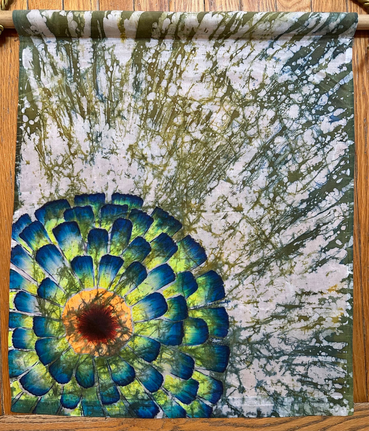 Blue Corner Flower